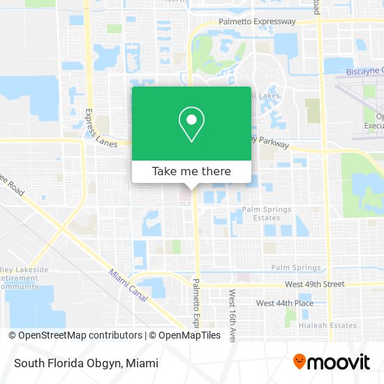 South Florida Obgyn map