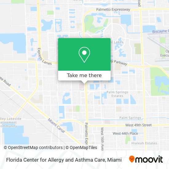 Florida Center for Allergy and Asthma Care map
