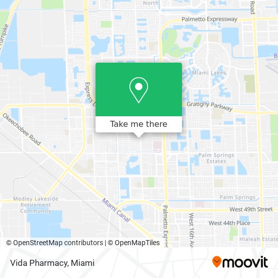 Vida Pharmacy map