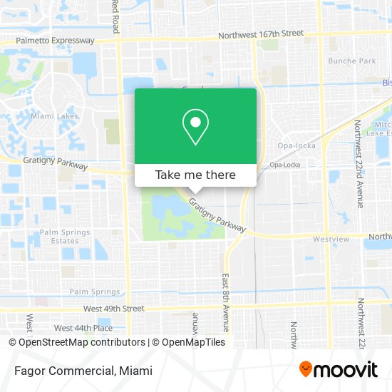 Fagor Commercial map