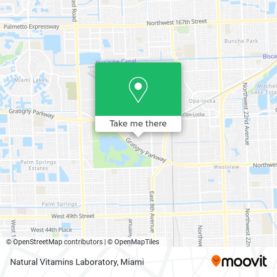 Natural Vitamins Laboratory map