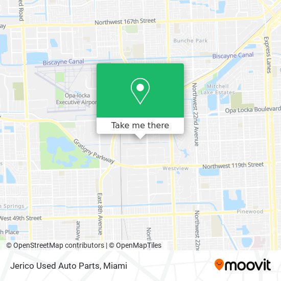 Jerico Used Auto Parts map