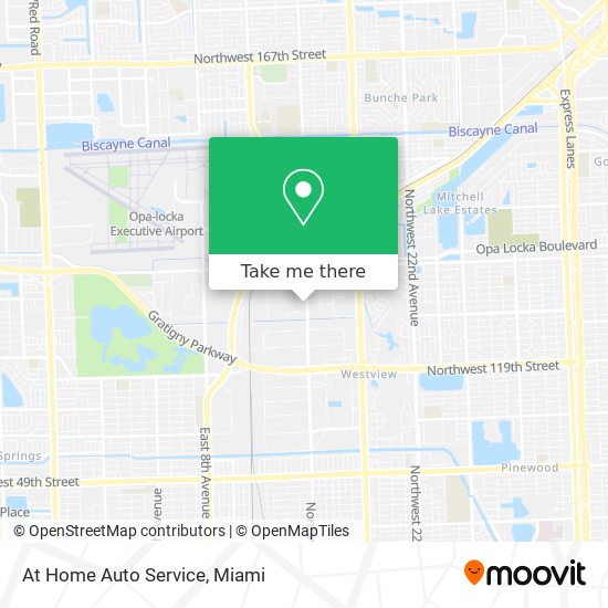 At Home Auto Service map