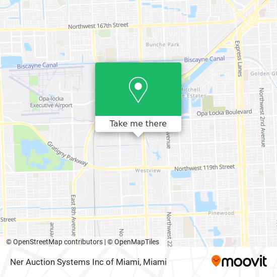 Mapa de Ner Auction Systems Inc of Miami