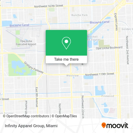 Infinity Apparel Group map