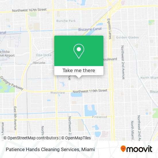 Mapa de Patience Hands Cleaning Services