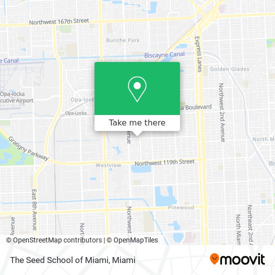 The Seed School of Miami map