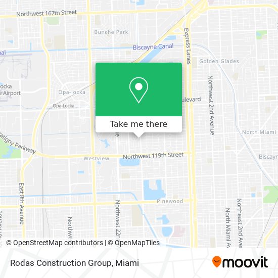 Mapa de Rodas Construction Group