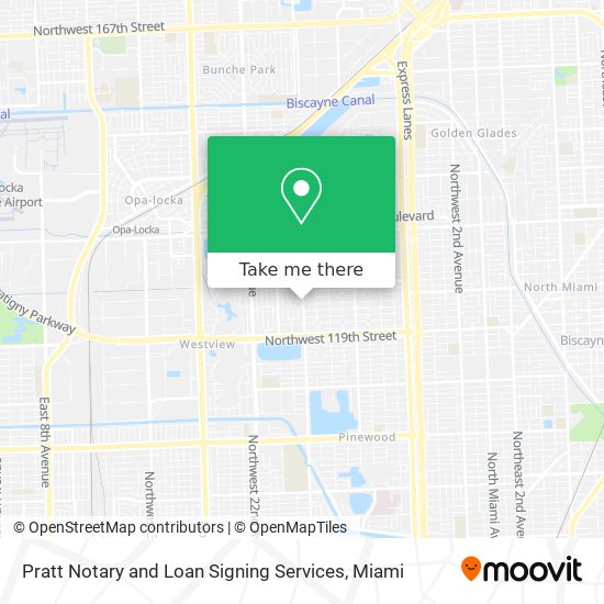 Mapa de Pratt Notary and Loan Signing Services