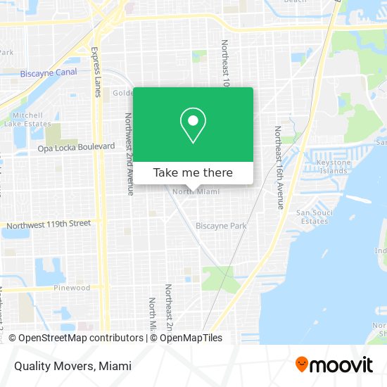 Quality Movers map