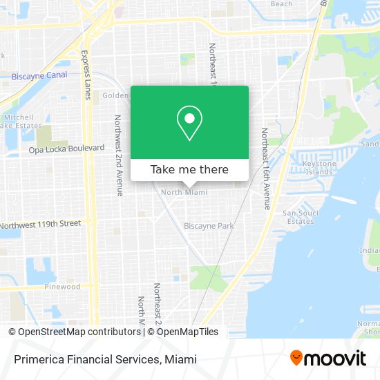 Primerica Financial Services map