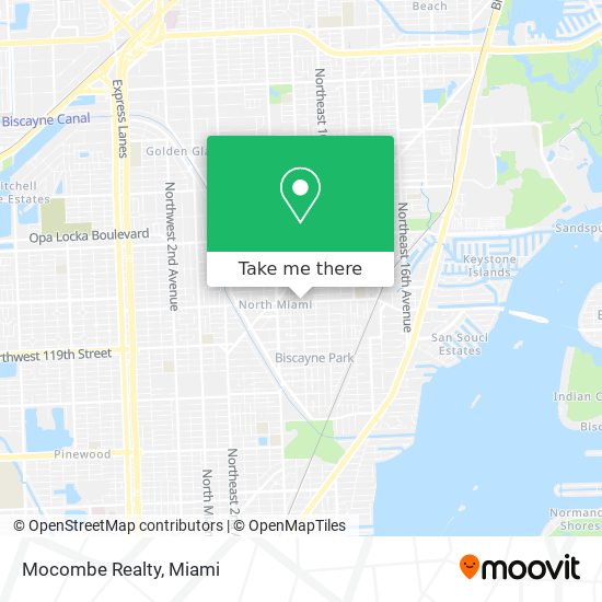 Mocombe Realty map