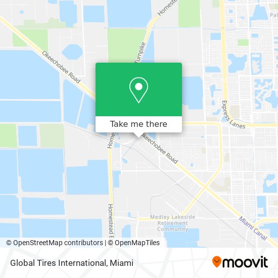 Mapa de Global Tires International