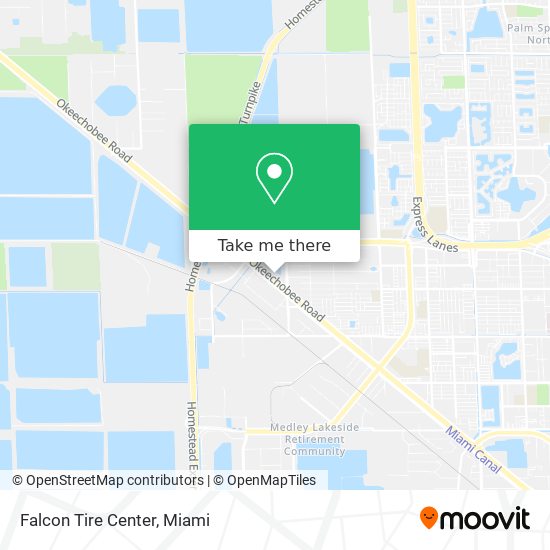 Falcon Tire Center map