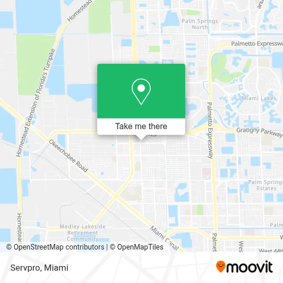Servpro map