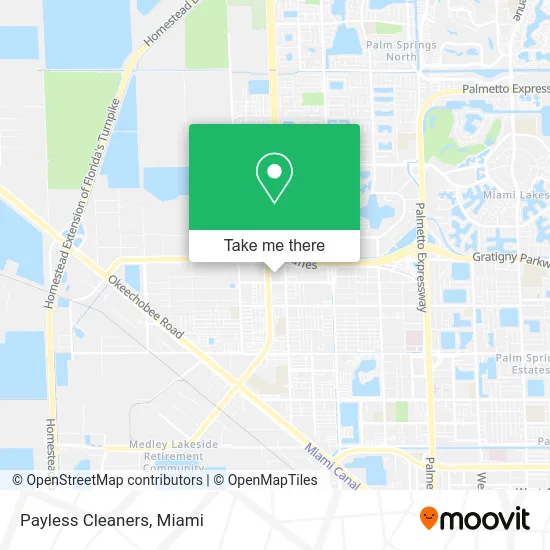 Payless Cleaners map