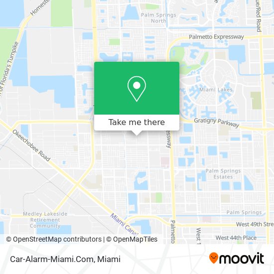 Mapa de Car-Alarm-Miami.Com