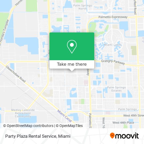 Party Plaza Rental Service map