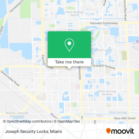 Mapa de Joseph Security Locks