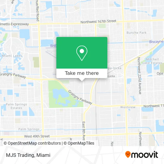MJS Trading map