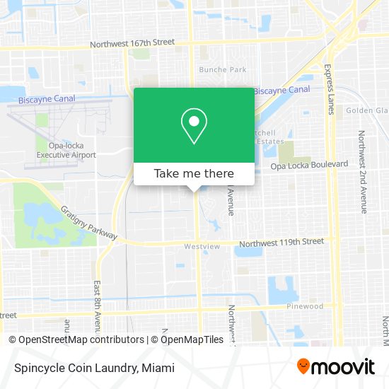 Spincycle Coin Laundry map
