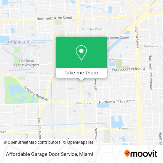 Affordable Garage Door Service map