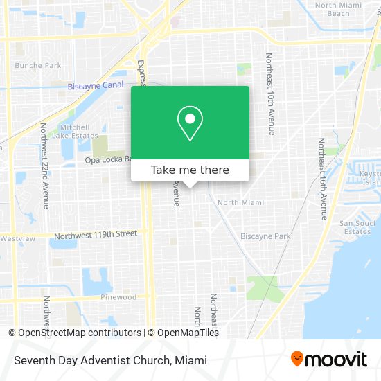 Mapa de Seventh Day Adventist Church