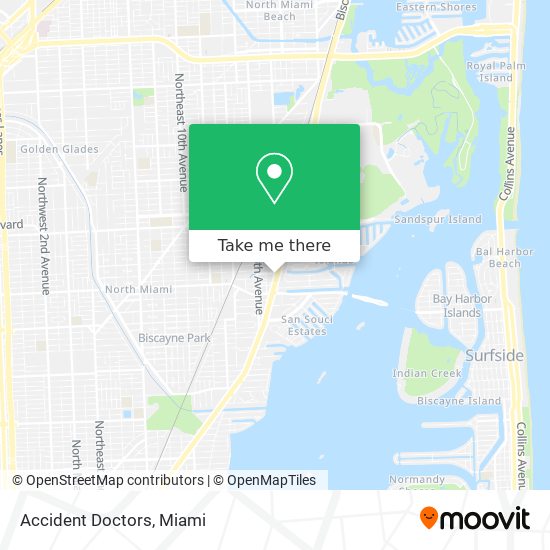 Mapa de Accident Doctors