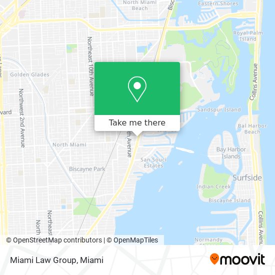 Miami Law Group map
