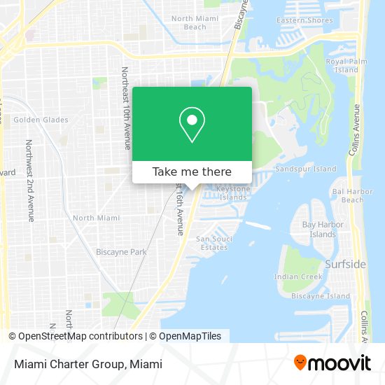 Mapa de Miami Charter Group