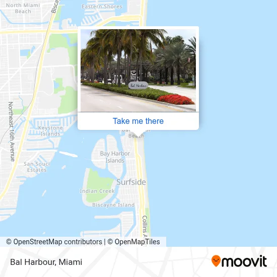 Bal Harbour map