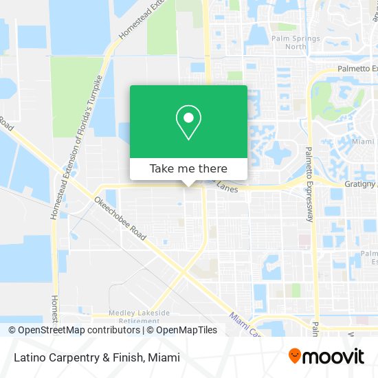 Latino Carpentry & Finish map