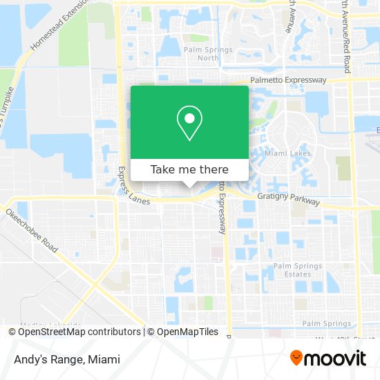 Andy's Range map