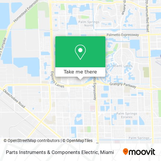 Parts Instruments & Components Electric map
