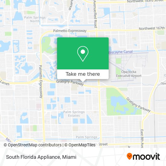 South Florida Appliance map