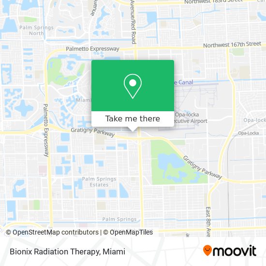 Mapa de Bionix Radiation Therapy