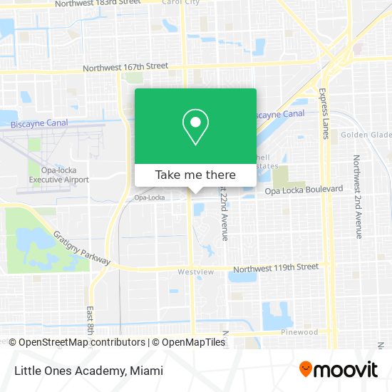 Little Ones Academy map