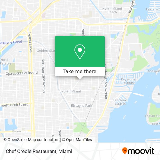 Chef Creole Restaurant map