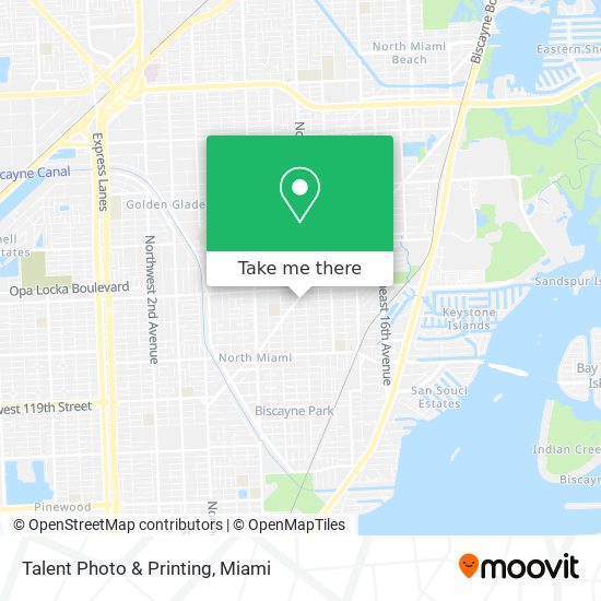 Talent Photo & Printing map