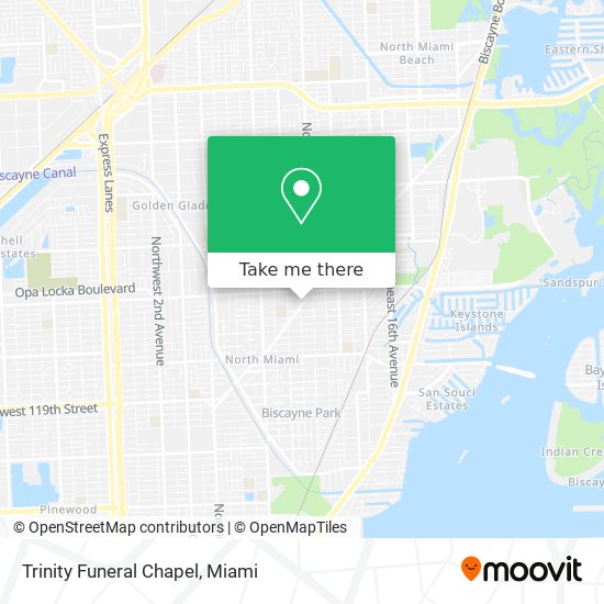 Trinity Funeral Chapel map