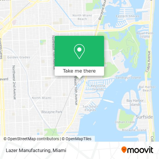 Mapa de Lazer Manufacturing