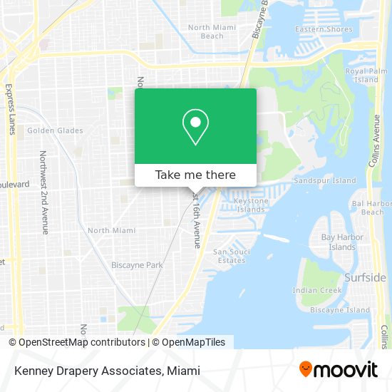 Kenney Drapery Associates map
