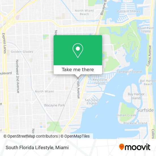 Mapa de South Florida Lifestyle