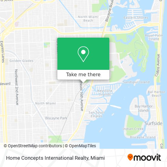 Home Concepts International Realty map