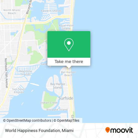 Mapa de World Happiness Foundation