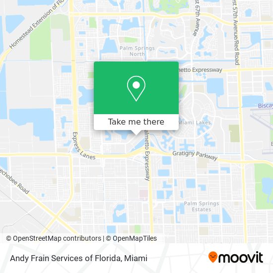Andy Frain Services of Florida map