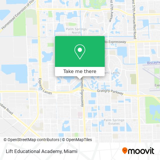 Lift Educational Academy map