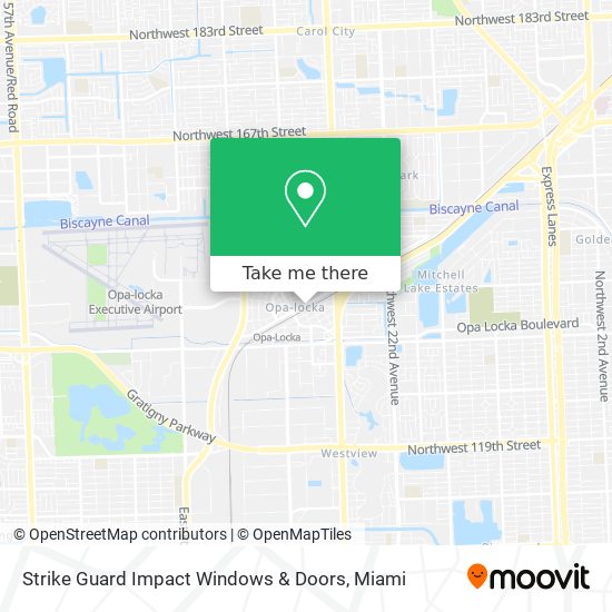 Mapa de Strike Guard Impact Windows & Doors