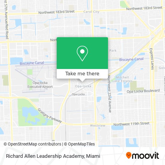 Richard Allen Leadership Academy map