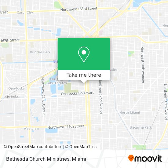 Bethesda Church Ministries map